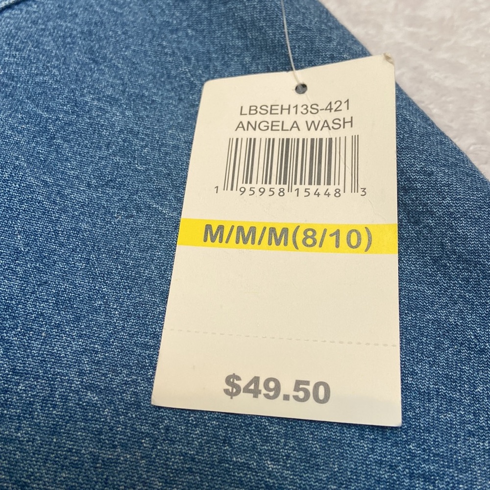 NWT Lucky Brand Size M 8-10 Jean Jumper Dress - Picture 3 of 9